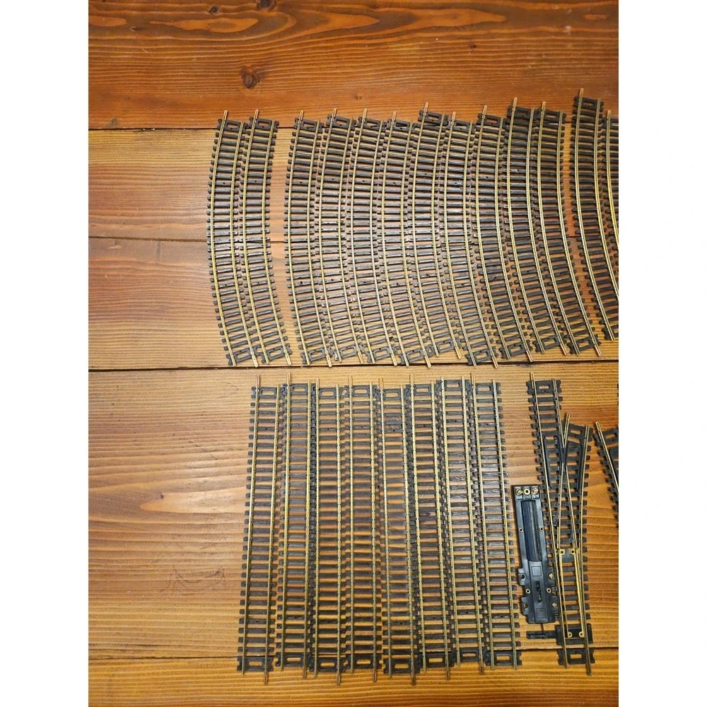 HO Scale Train Track 31pc Curved Straight Turnout Atlas Bachmann Life Like Mix